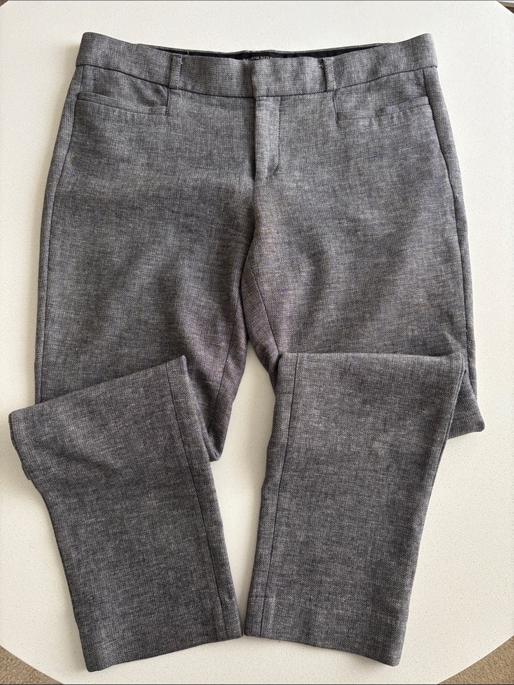 Banana Republic Charcoal Gray Straight Leg pant Size 8